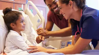 Staff provide caring and compassionate care at an AdventHealth A rated hospital. 