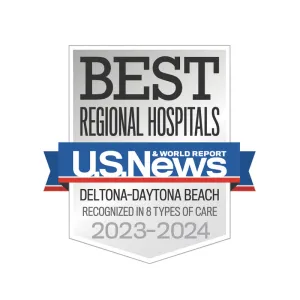 AdventHealth Orlando is recognized as the #1 hospital in Central Florida by U.S. News & World Report.