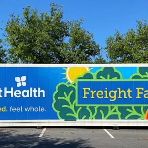 Freight farm at AdventHealth Celebration 