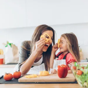 Kid in Kitchen Cooking