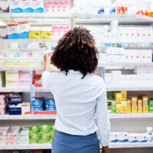 A young woman explores her choices for menstrual medication.