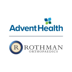 AdventHealth and Rothman Orthopaedics logos