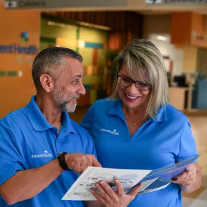 AdventHealth's Volunteer Services Team at work in one of the facilities