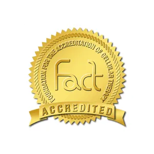 The logo for FACT