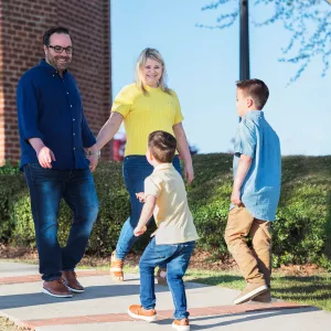 Isaac Sendros and his family in Rome, Georgia