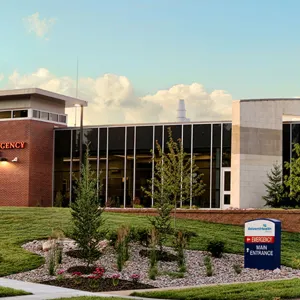 View of AdventHealth Ottawa from Main Street