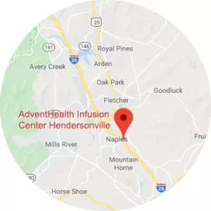 location pointer for AdventHealth Infusion Center Hendersonville