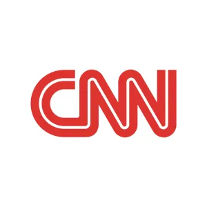 The CNN media broadcast logo