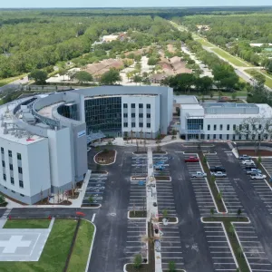 Drone Photo of AdventHealth Palm Coast Parkway hospital