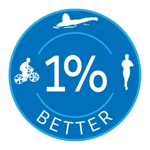 One Percent Better logo.