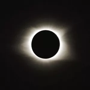 A Solar Eclipse in totality.