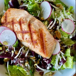 Yogurt and Salmon Salad 