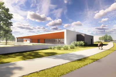 Sebring Wellness Center Front View rendering.