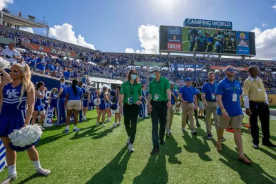 AdventHealth Team Members at a Citrus Bowl Game.