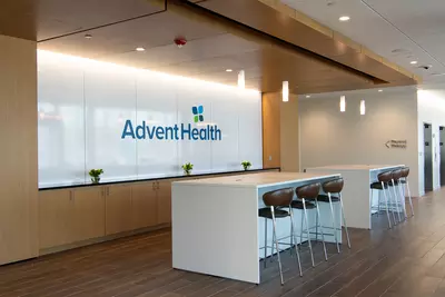 AdventHealth Partin Settlement Health Park lobby.