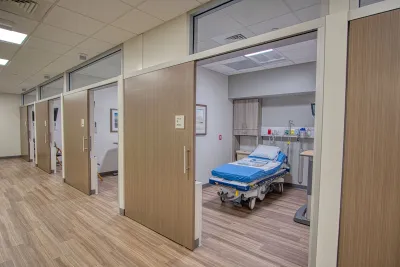 AdventHealth Dade City's pre-op rooms.