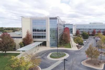 drone photo of AdventHealth Bolingbrook
