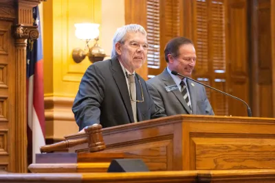 Michael Ware, MD, FACC, addressed the House and Senate at the beginning of Thursday’s legislative session.