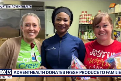 FOX13 | AdventHealth West Florida Donates Fresh Produce