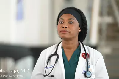 Grace Ohanaja, MD's residency testimony video thumbnail.