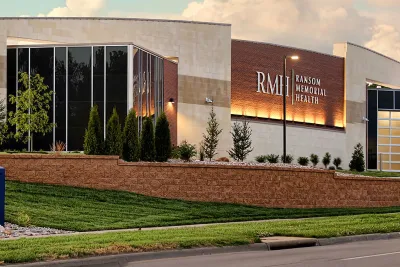 Front view of AdventHealth Ottawa, formerly Ransom Memorial Health