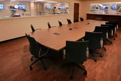 Nicholson Center Lab Boardroom.