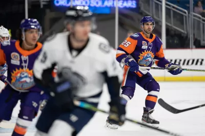 Solar Bear team members during a game.