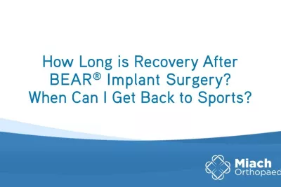 How Long is Recovery After BEAR Implant Surgery? | Q&A | Dr. Sean Keyes | Miach Orthopaedics