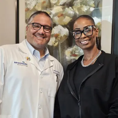 Dr. Garcia-Henriquez and Erin Susino