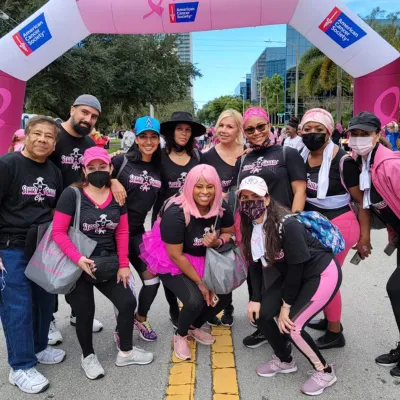 Bernadette Osson Breast Cancer Survivor Making Strides walk 