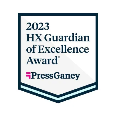 2023 Human Experience (HX) Guardian of Excellence Award® by Press Ganey