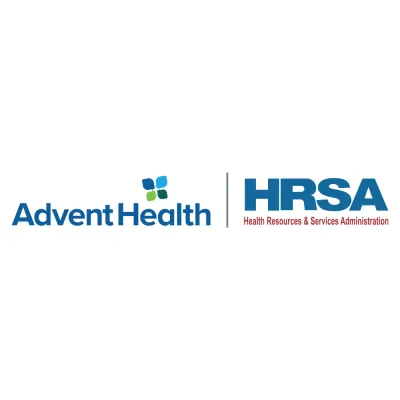 AdventHealth and HRSA logo