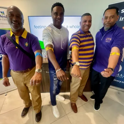 AdventHealth hosted a prostate cancer education event at the AdventHealth Training Center in partnership with Omega Beta Beta, the Eatonville chapter of Omega Psi Phi Fraternity.