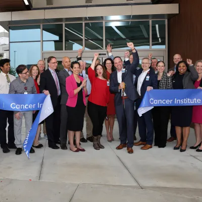 Group photo for ribbon cutting