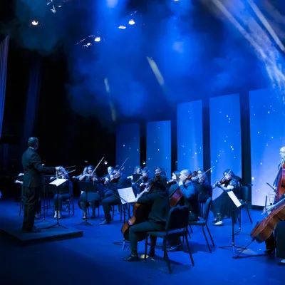 An Orchestra Playing at the Dr Phillips Center