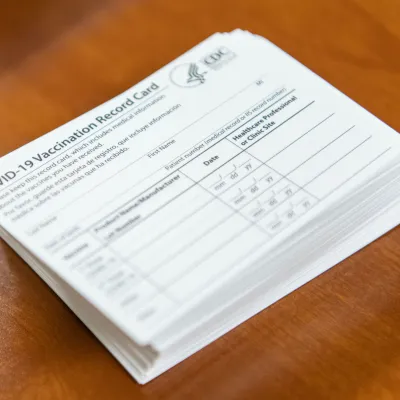 Covid vaccine cards