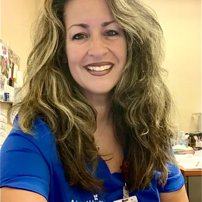 Cynthia Cianciotto, medical assistant at the Transitions of Care Clinic at AdventHealth Daytona Beach.