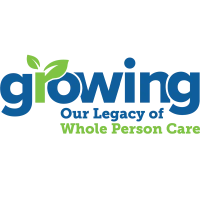 Growing Our legacy of whole person care logo