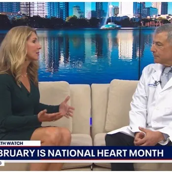 Dr. Gary Allen on Fox35 to discuss heart health and surgery