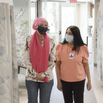 Dr. Vinjamuri and patient