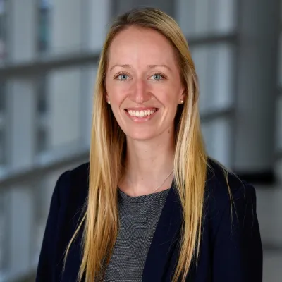 Headshot if Emma Ballantyne, PharmD