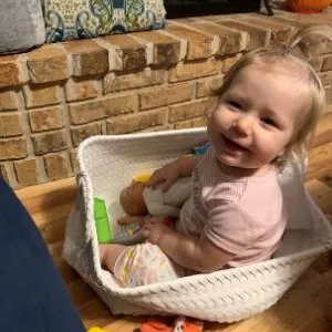 baby smiling