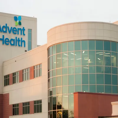AdventHealth Gordon's front side of the building.