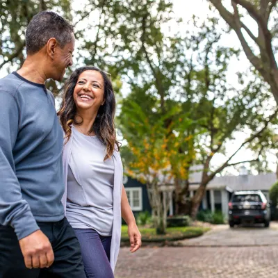 Couple Walking