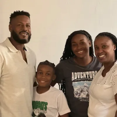 Lonnie Streeter and family 