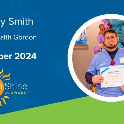 Tommy Smith SonShine Award Recipient