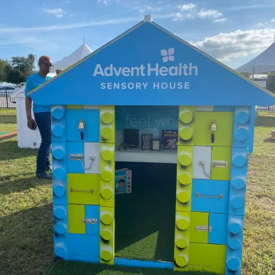 Sensory-friendly playhouse built at AdventHealth Waterman