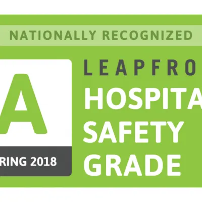Leapfrog Hospital Safety Grade A Spring 2018