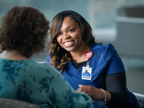 AdventHealth Nurse with Patient