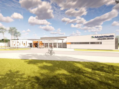 Sebring Wellness Center Front rendering.